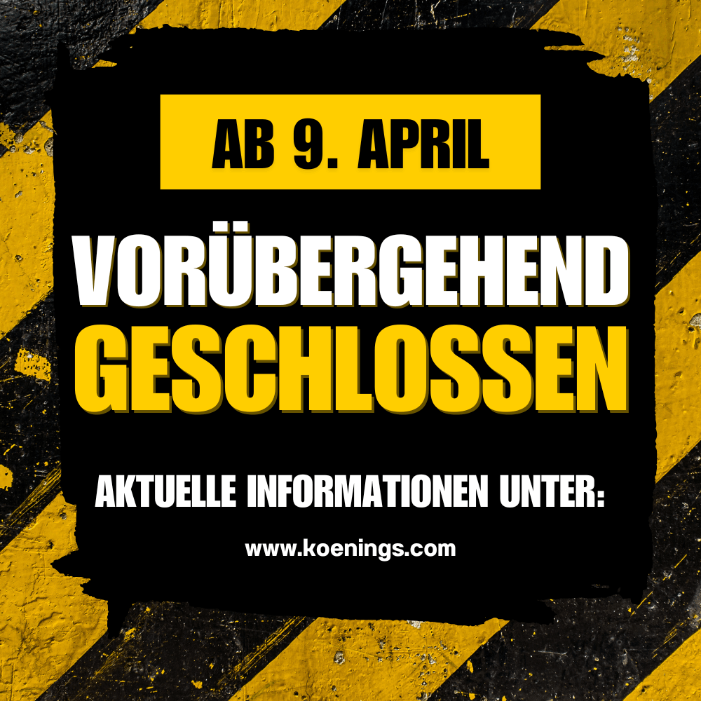 Vorübergehend geschlossen!